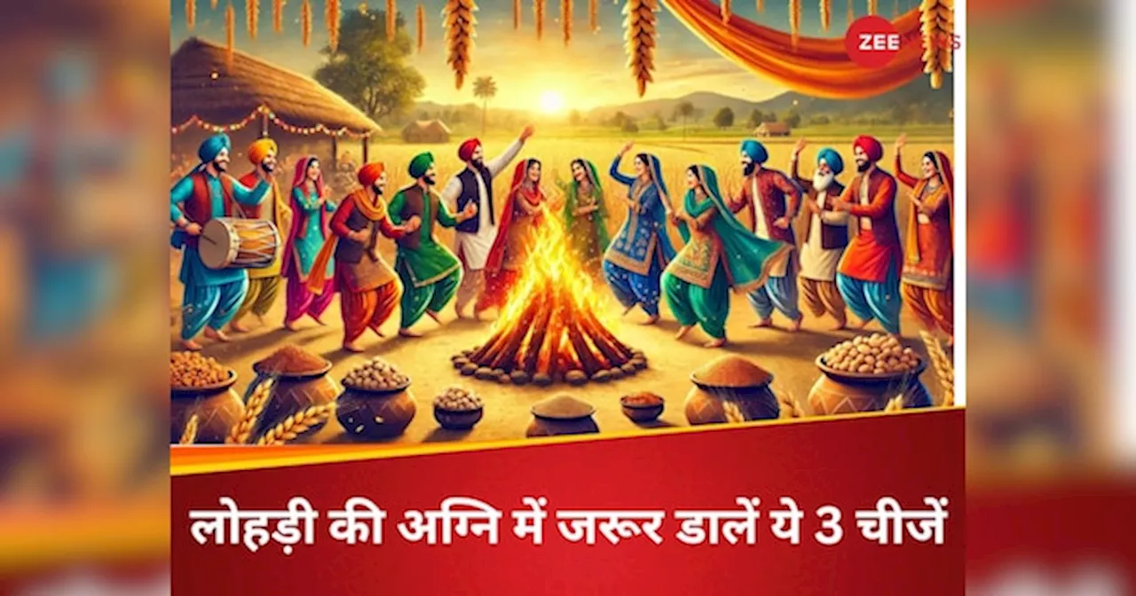 Lohri 2025: लोहड़ी पर अग्नि में जरूर डालें ये 3 चीजें, हमेशा बनी रहेगी सुख-समृद्धि