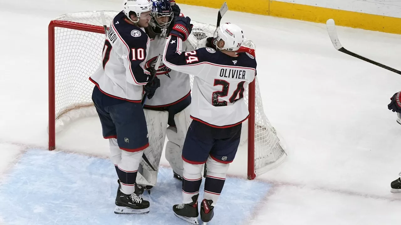 Blue Jackets Beat Blues 2-1 for Fourth Straight Win