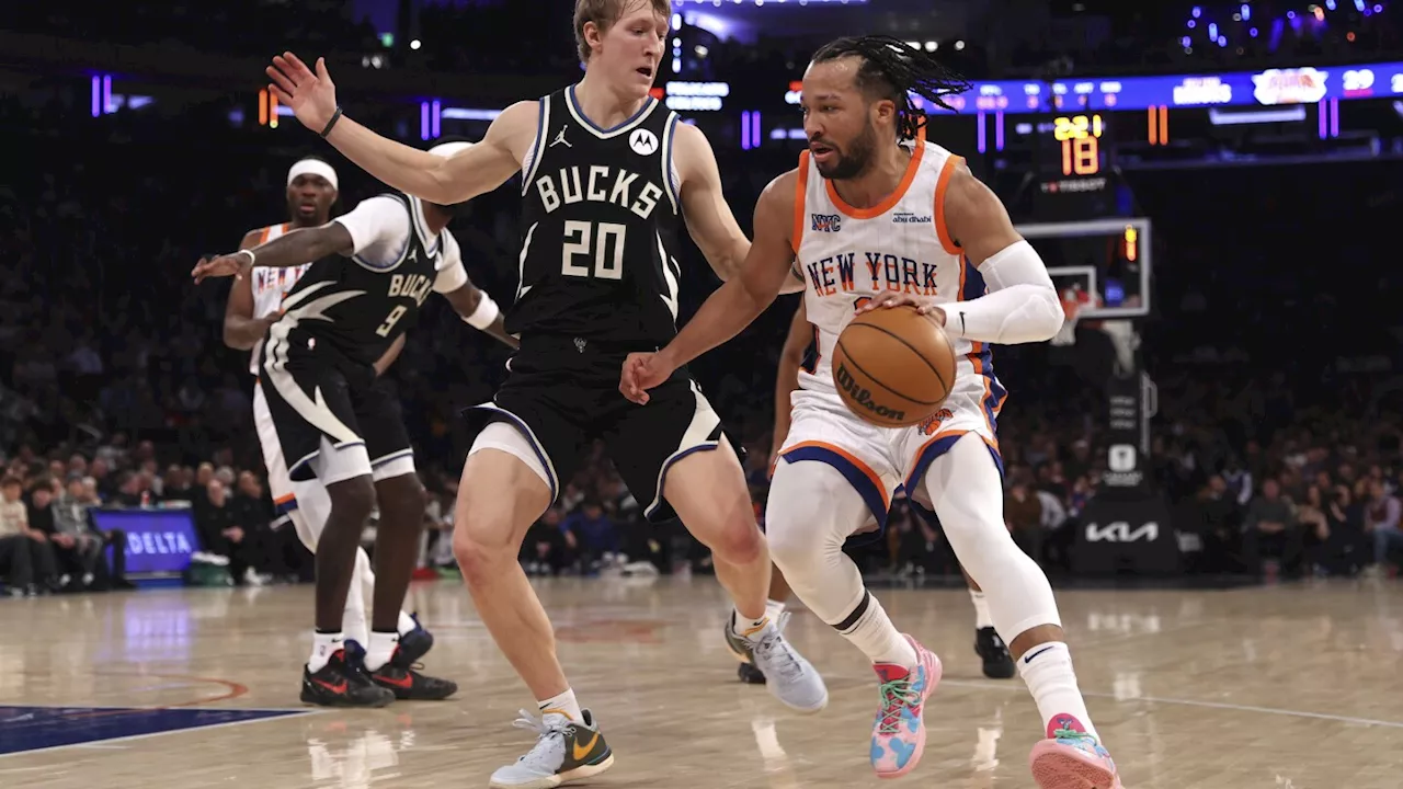 Brunson scores 44, Knicks beat Bucks 140-106