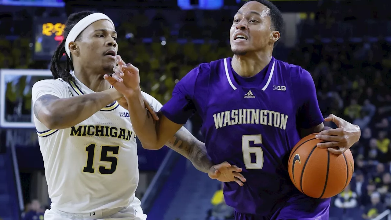 Goldin, Burnett lead No. 24 Michigan to 91-75 win over Washington