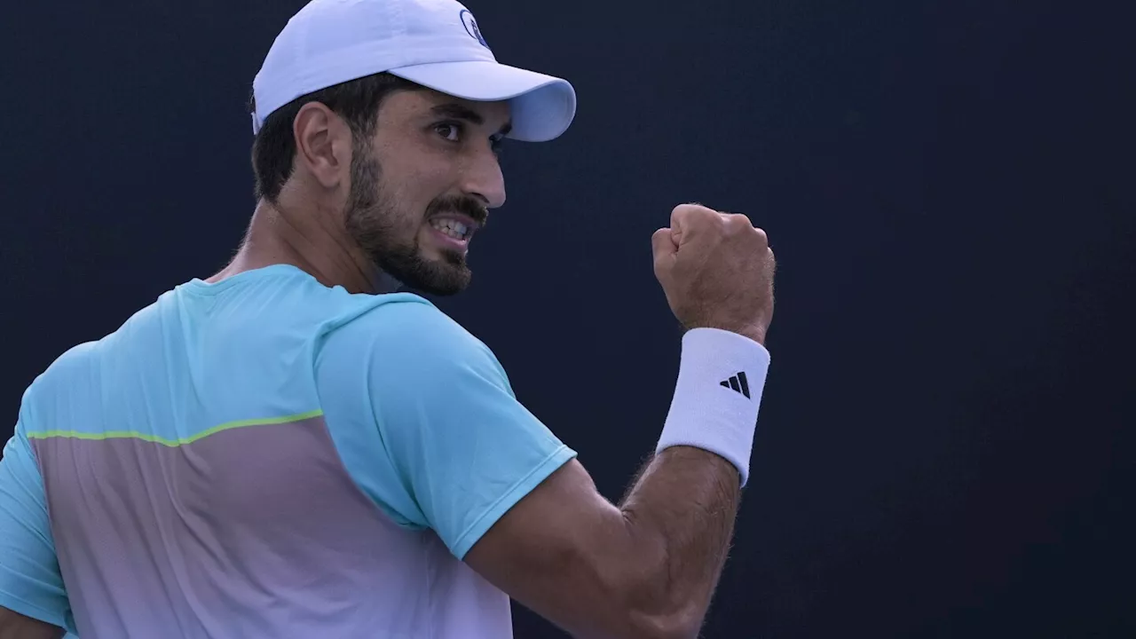 Hady Habib becomes the first man representing Lebanon to win a Grand Slam singles match