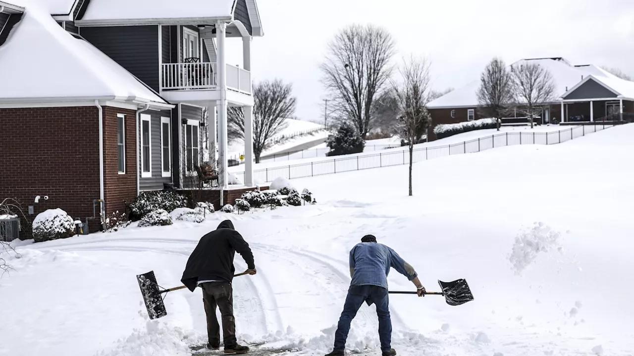 Southern areas hit by winter storm thaw out as power slowly returns