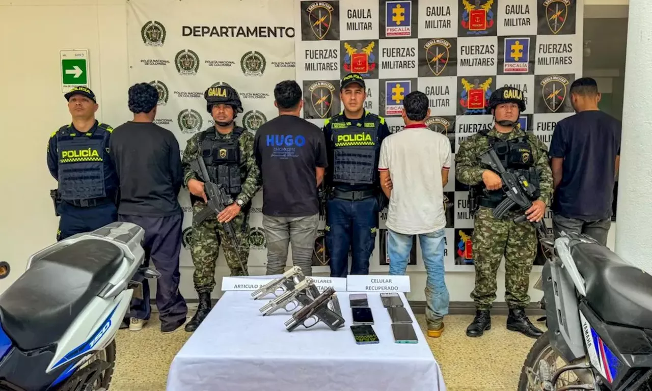 Captura de miembros del Clan del Golfo en el departamento de Antioquia