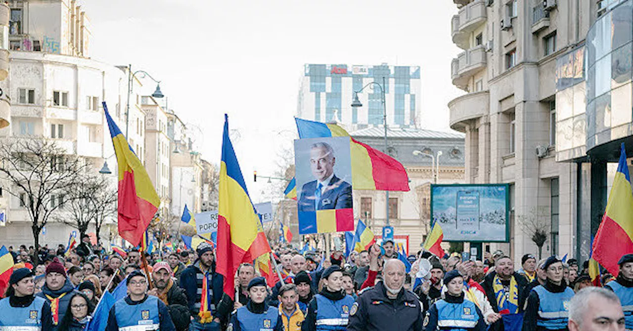 Thousands Protest in Romania Over Nullified Presidential Election