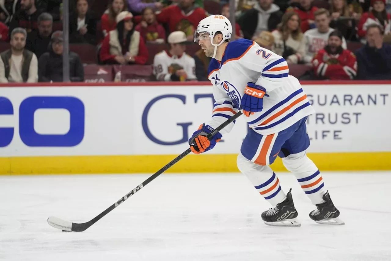 Hyman's Power Play Goal Lifts Oilers Past Blackhawks