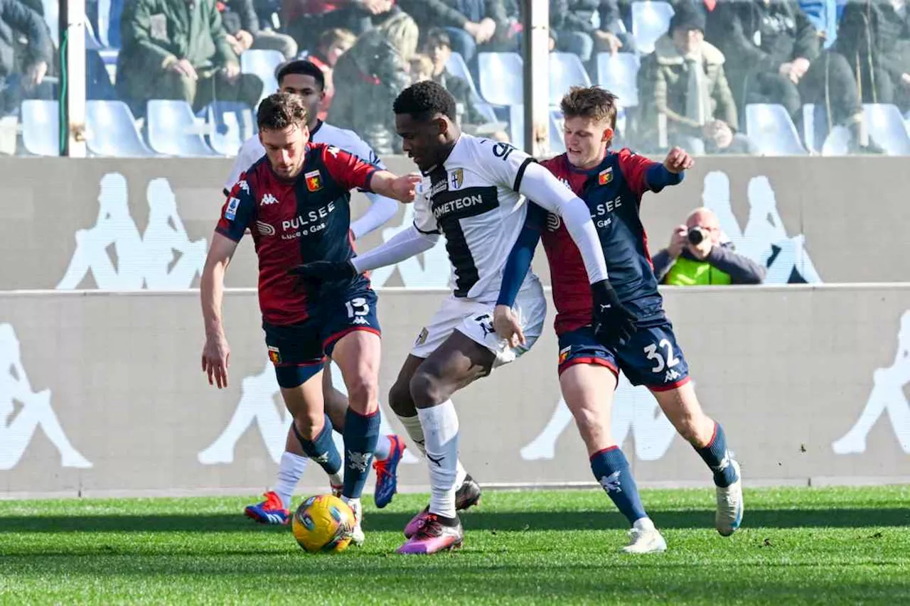 Frendrup rompe l’equilibrio: il Genoa vince lo scontro salvezza col Parma