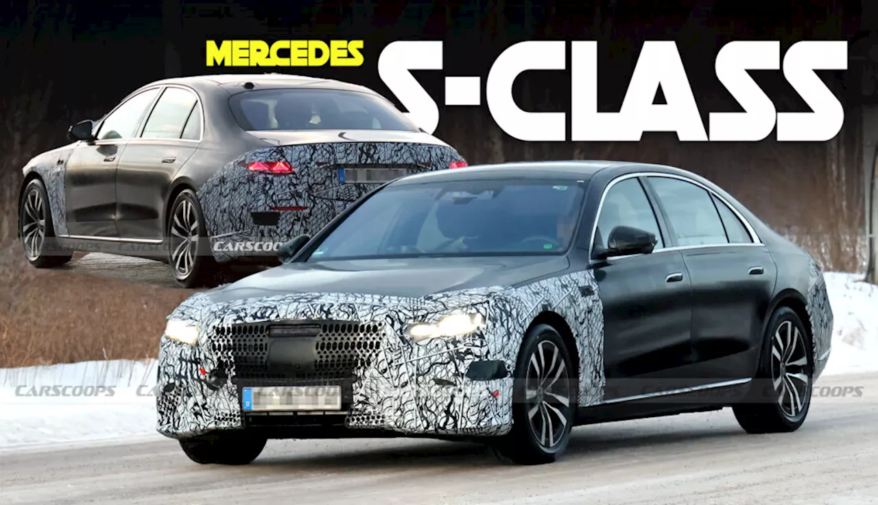 Facelifted Mercedes S-Class Spied: Larger Grille and Starry Headlights