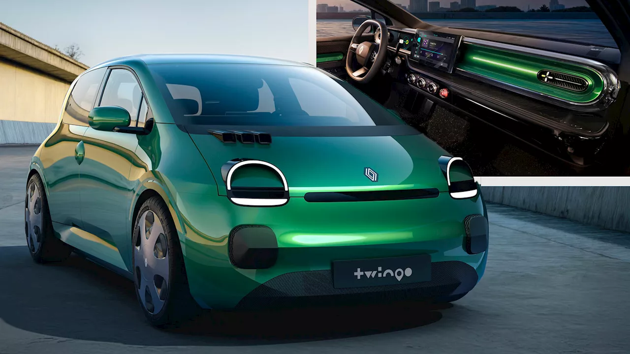 Renault Twingo E-Tech Electric Concept Gets Updated Styling and Interior