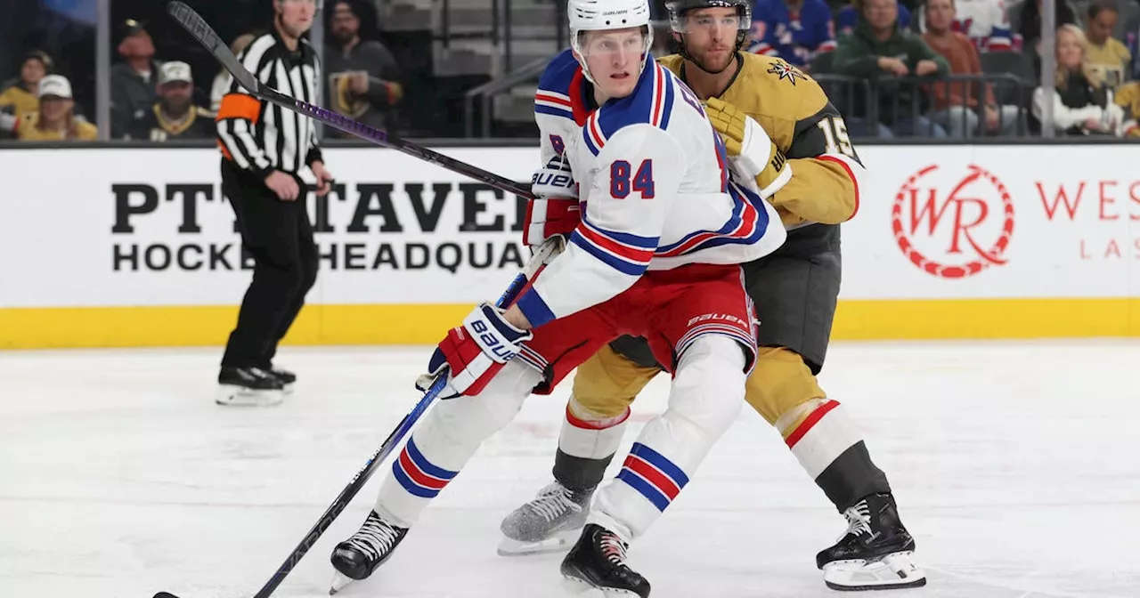 Rangers Edge Golden Knights in Vegas