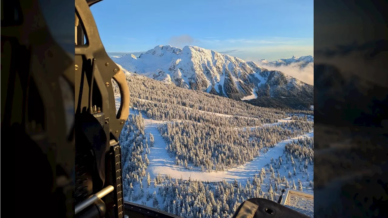 Skier Seriously Injured in Fall on Mount Cain, Rescued by Helicopter