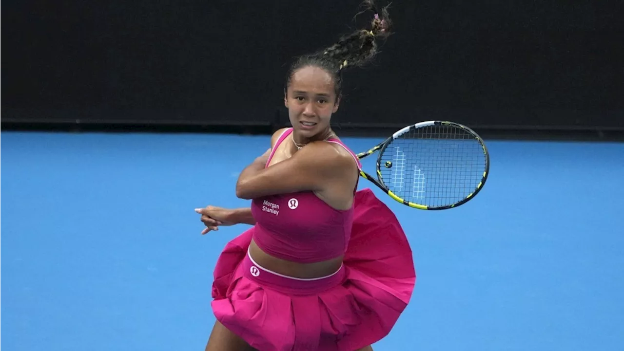 Canadian Leylah Fernandez wins her opening match at Australian Open