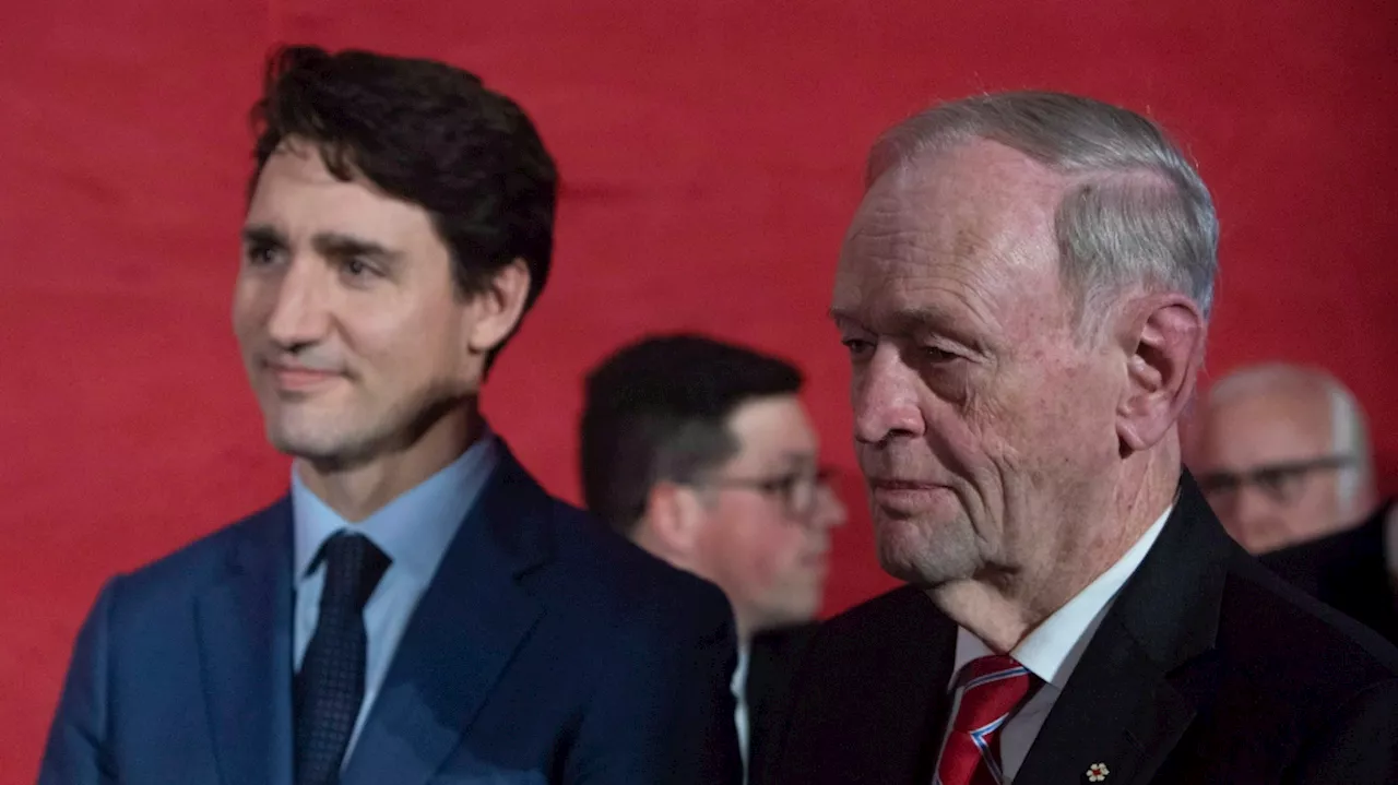 Former PM Chretien says Liberal party must move back to 'radical centre'