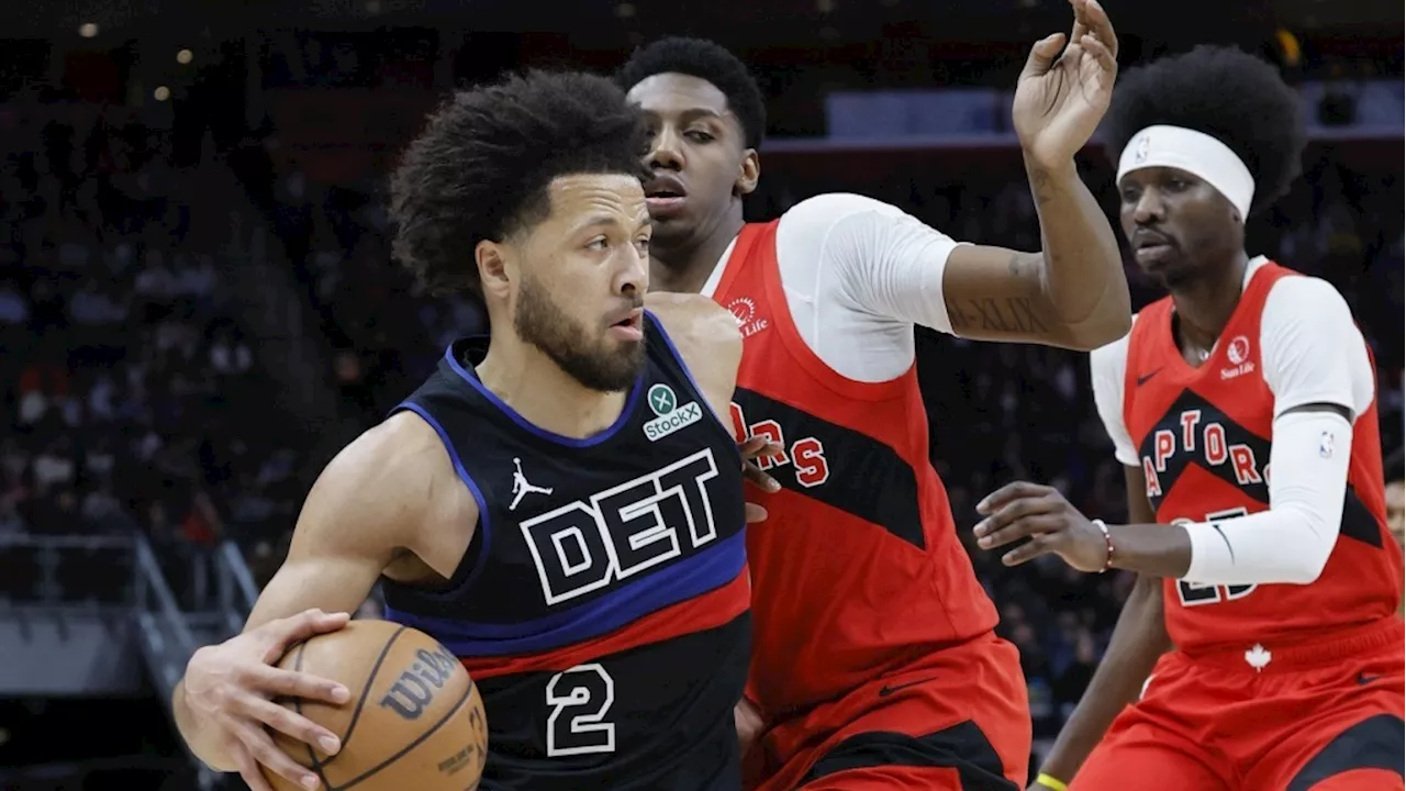 Pistons Beat Raptors 123-114 Behind Cunningham's Triple-Double