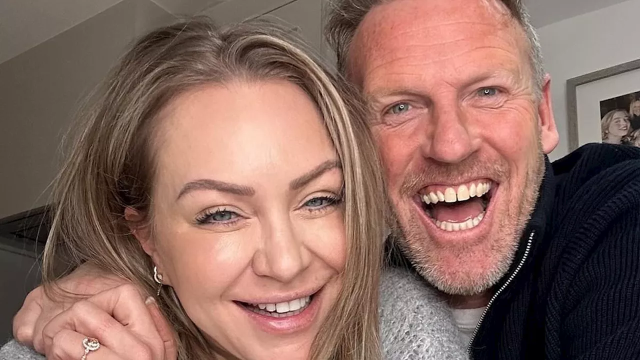 Rita Simons is engaged! EastEnders star shows off her gorgeous diamond ring after partner Ben Harlow...