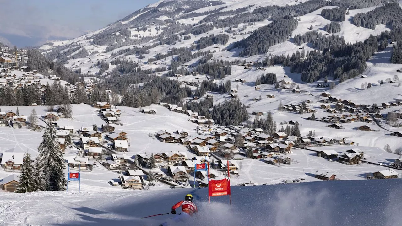 Riesenslalom in Adelboden: TV-Drohne stürzt hinter deutschem Skiläufer auf Piste