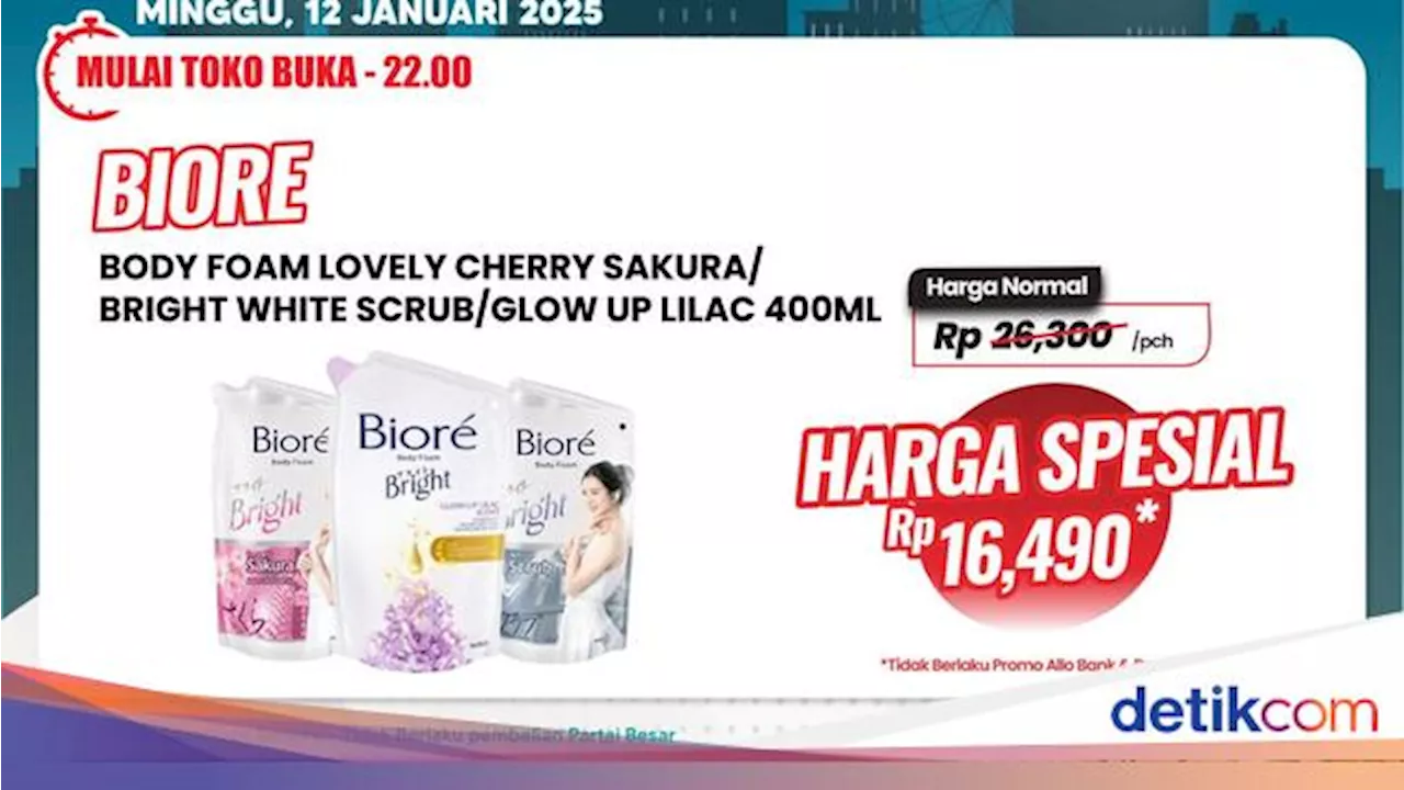 Beli Sabun Mandi-Pembersih Lantai di Transmart Full Day Sale Murah Meriah