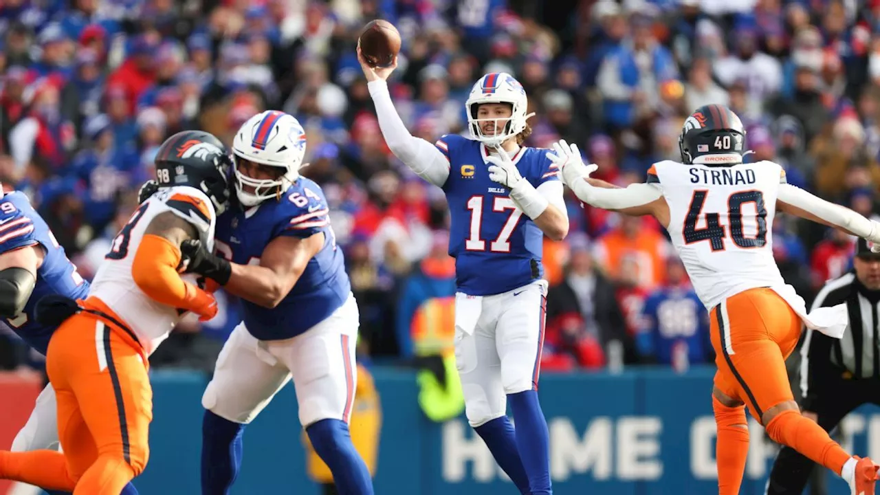 Allen dá 'recital', Bills vencem os Broncos e encaram os Ravens nos playoffs da NFL