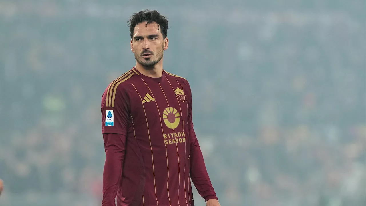  AS Rom live im Ticker: Mats Hummels und AS Rom nach turbulentem Stadtderby im Liveticker