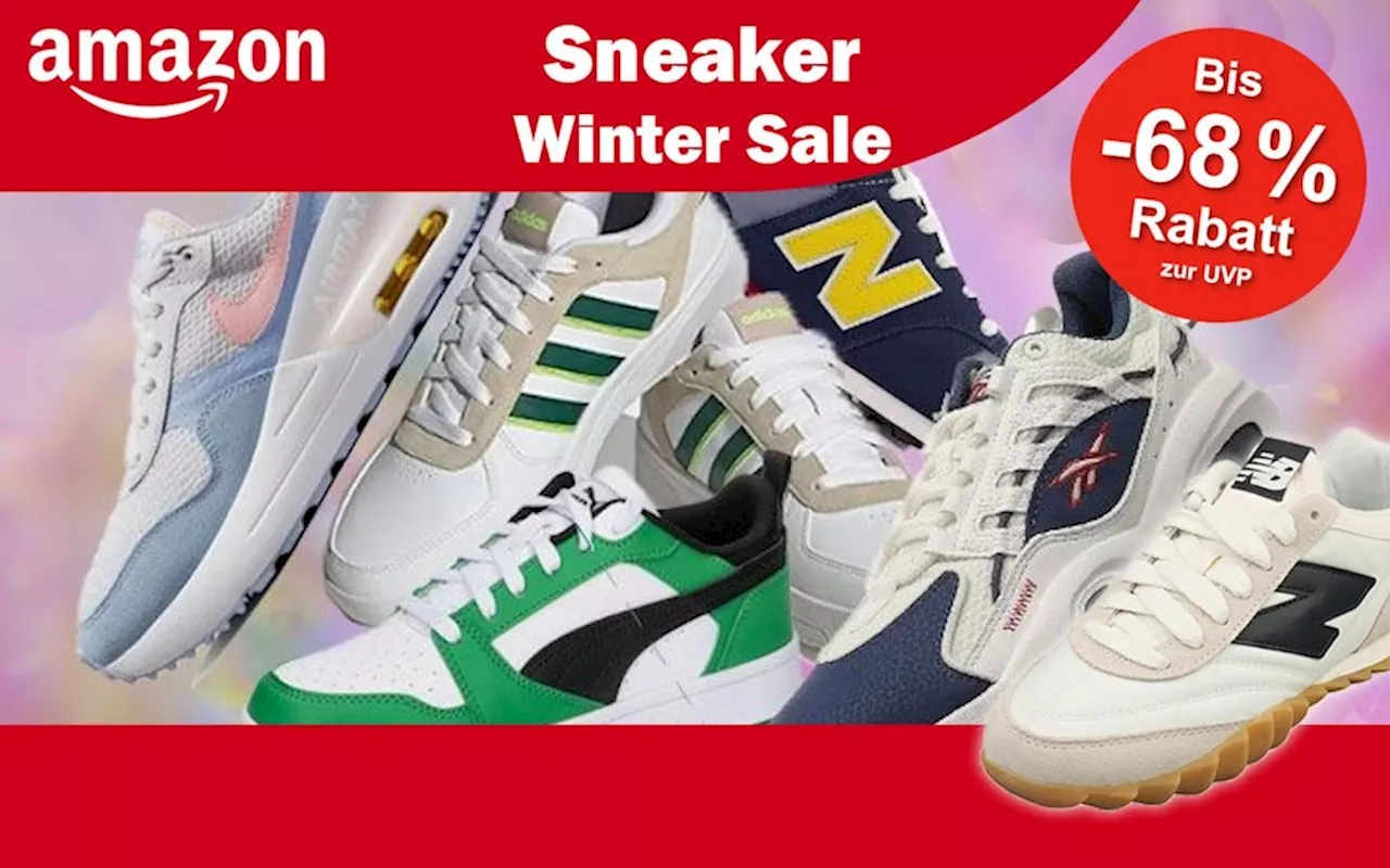 Amazon Winter Sale: Sneaker-Deals bis zu 68% Rabatt