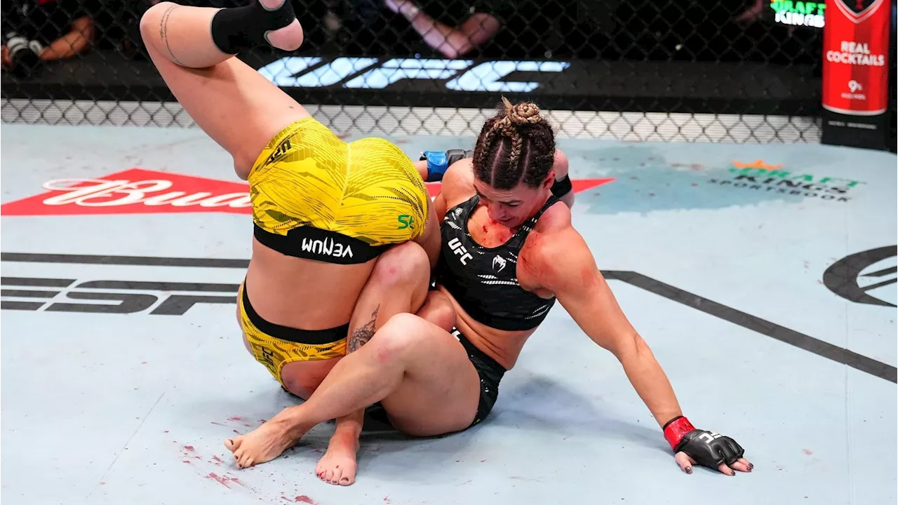 Mackenzie Dern Submits Amanda Ribas in Thrilling UFC Fight Night Main Event