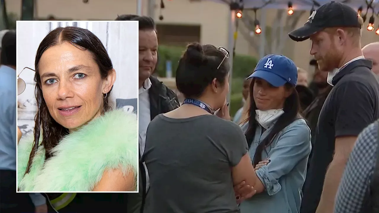 Actress Justine Bateman Slams Harry and Meghan's Wildfire Relief Efforts as 'Repulsive Photo Op'