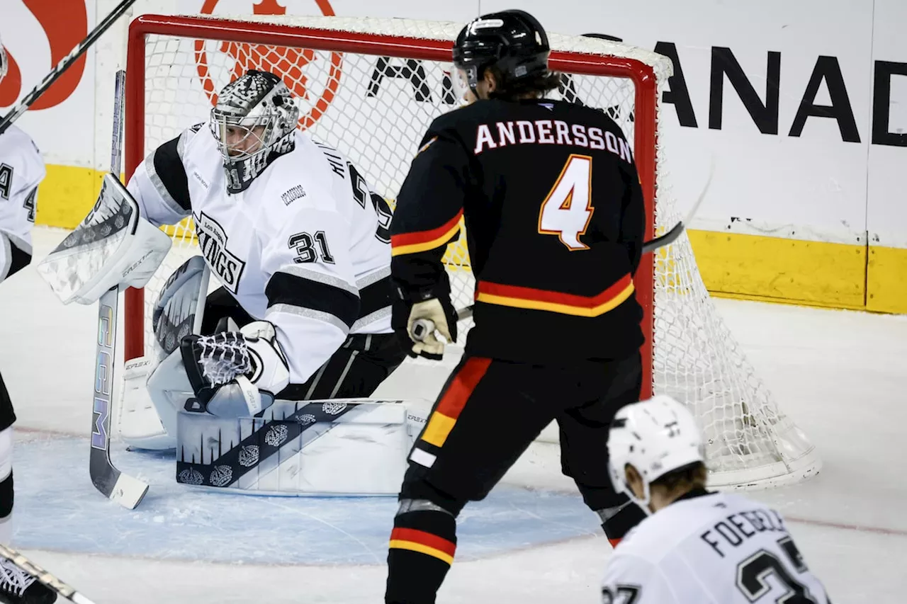 Huberdeau, Wolf lead Flames to 2-1 win over Kings