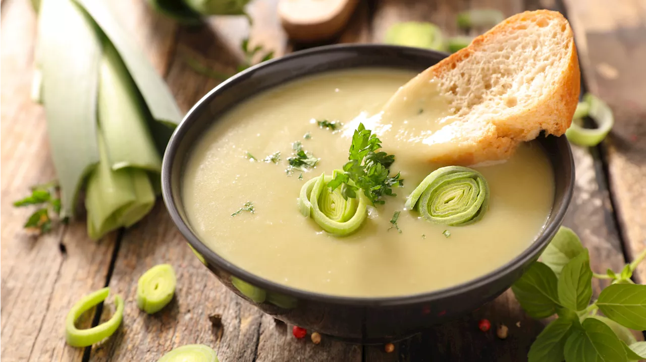 Himmlische Lauchcremesuppe für den Veganuary