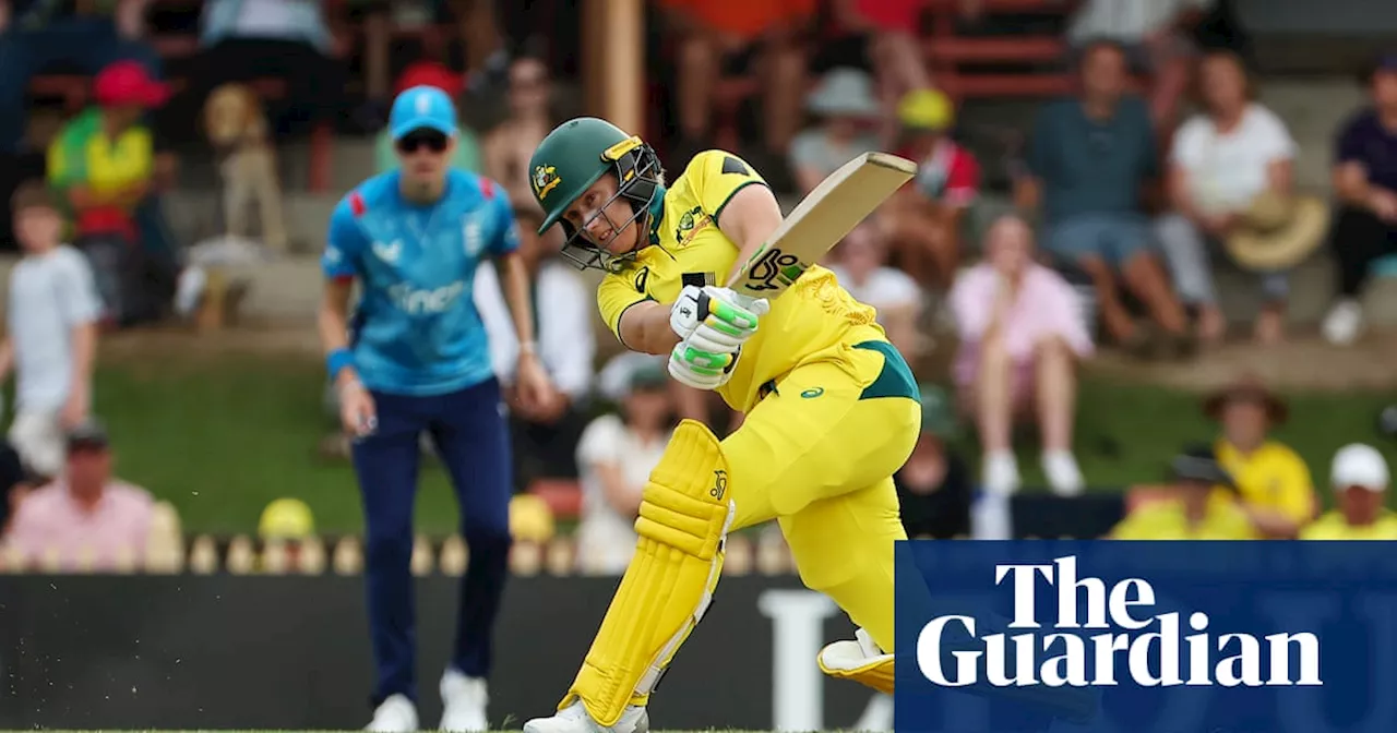 England fall to four-wicket defeat as Australia draw first blood in Women’s Ashes