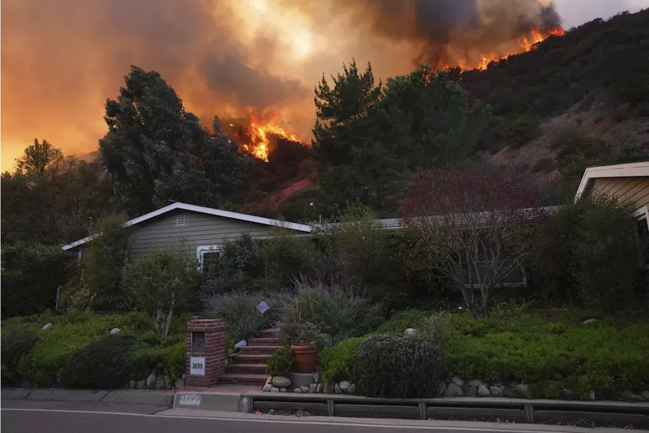 Angin Santa Ana Berembus Kencang, Api di Los Angeles Sukar Dipadamkan