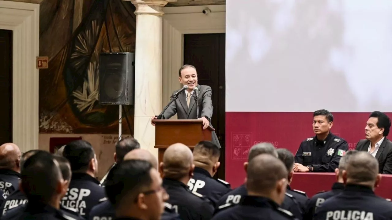 Gobernador Durazo Reconoce la Labor de la Policía Estatal