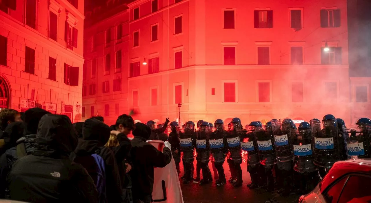 Scontri a Roma durante manifestazione per Ramy