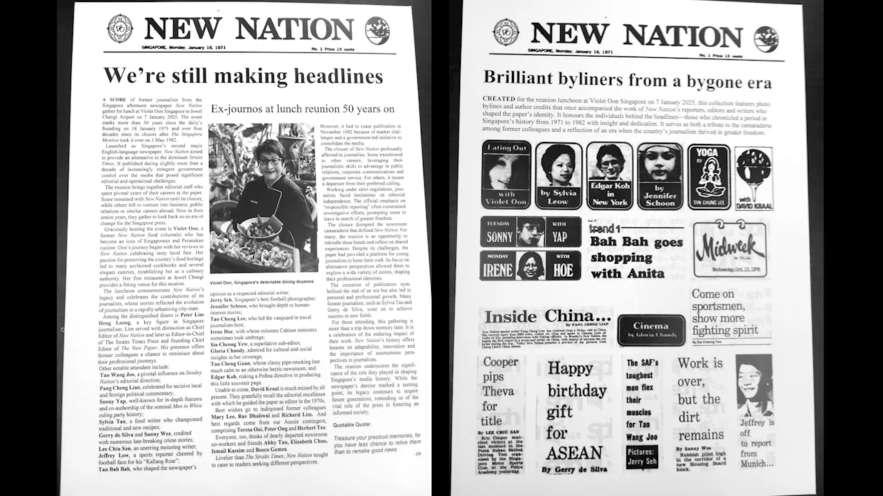 New Nation (1971-1982): Three reunions and still going strong Singapore News