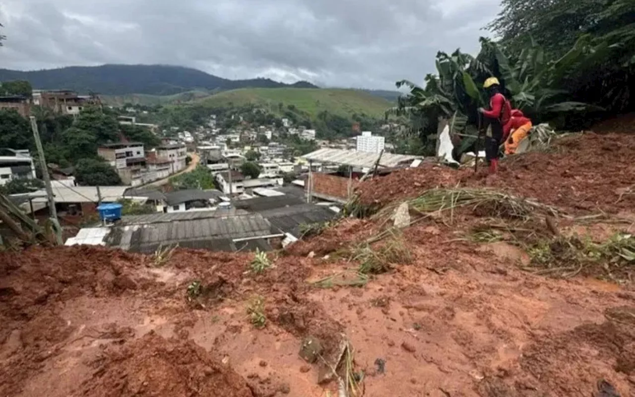 Deslizamentos por chuvas intensas deixaram ao menos cinco mortos no interior de Minas