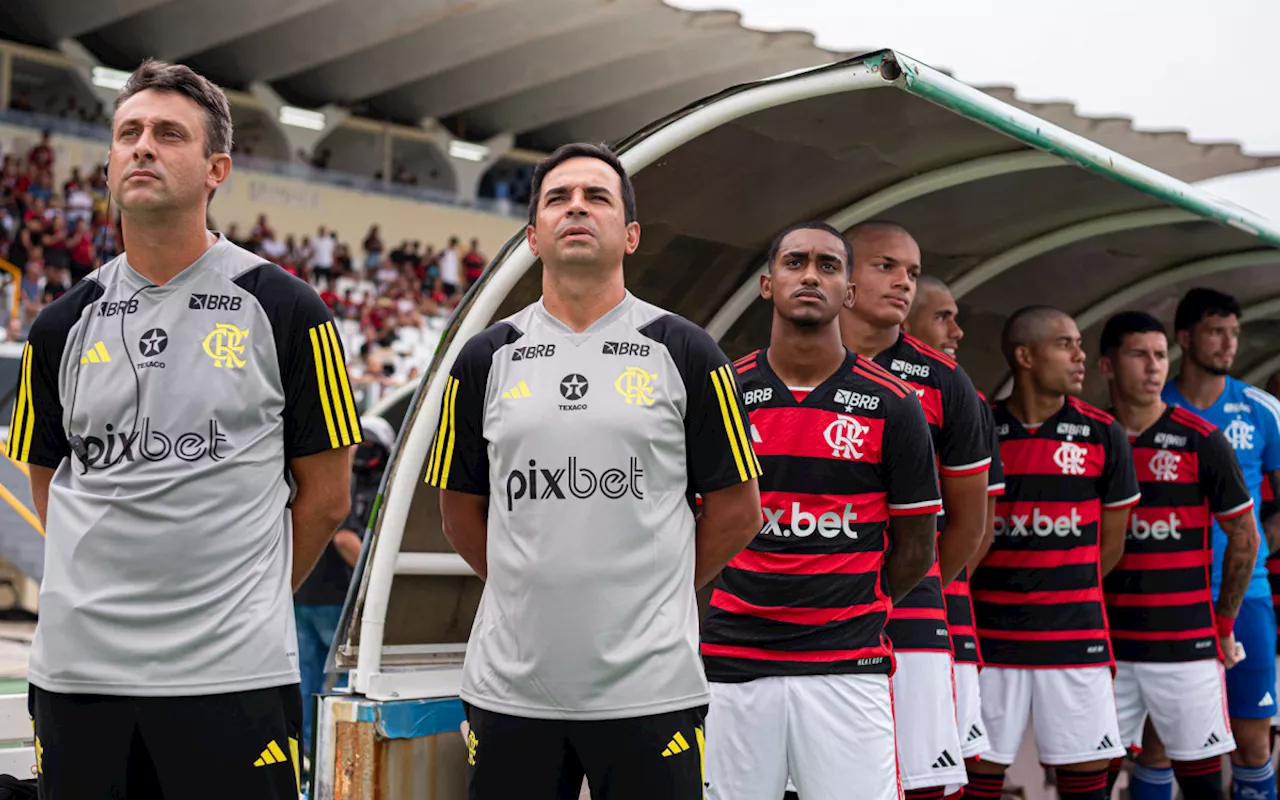 Técnico do Flamengo sub-20 decepciona com estreia no Carioca