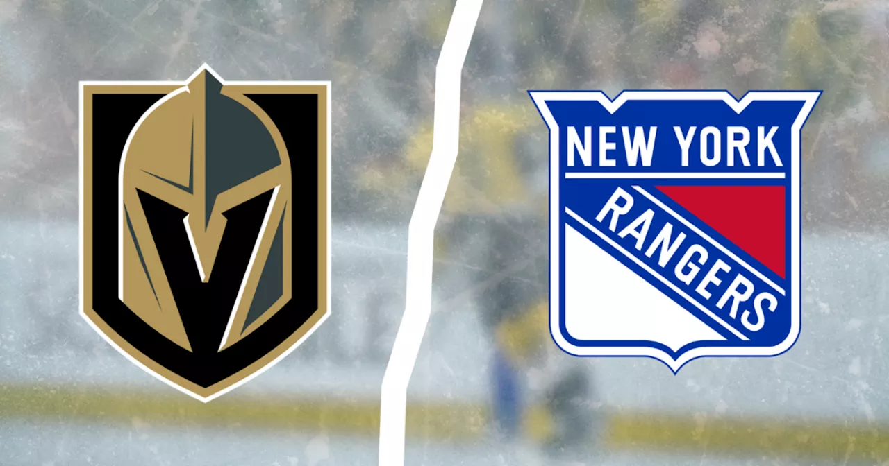 Vegas Golden Knights battle the New York Rangers for the first time this season, scoreless after first period