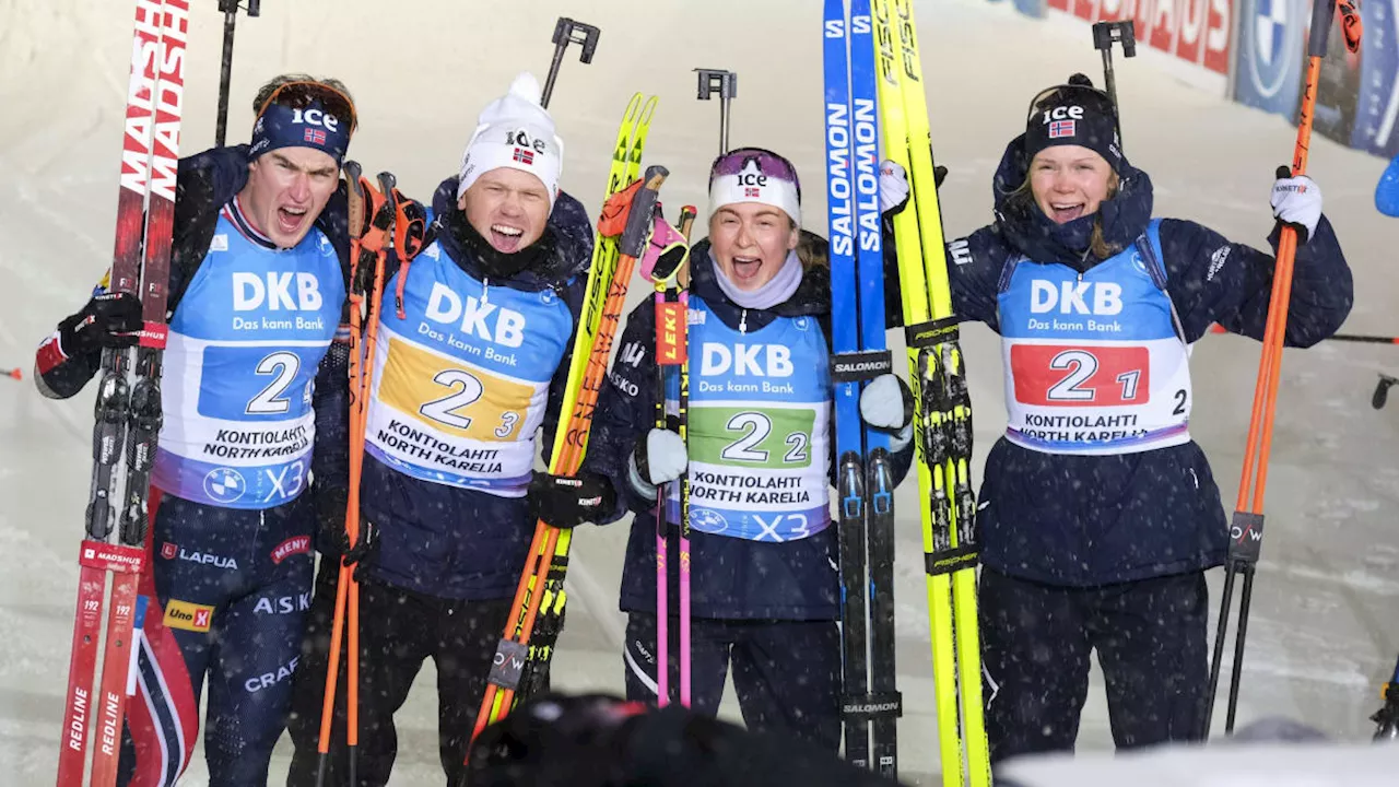 Kein Sieg in Oberhof: Deutsche Mixed Staffel schießt zu viele Fahrkarten