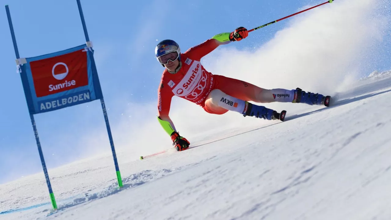 Odermatt siegt zum vierten Mal in Folge im Riesenslalom von Adelboden