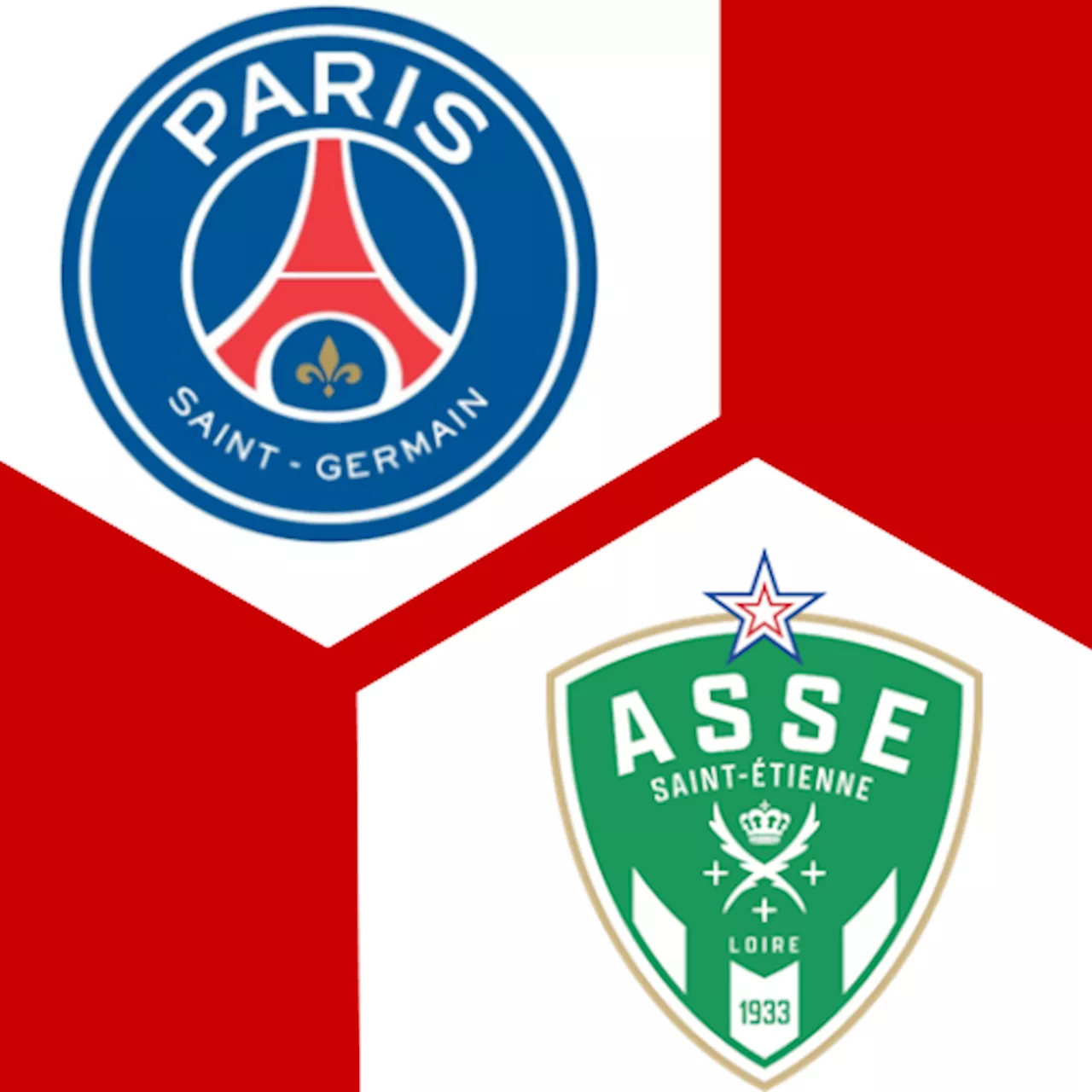  Paris St. Germain - AS St. Etienne : | 17. Spieltag