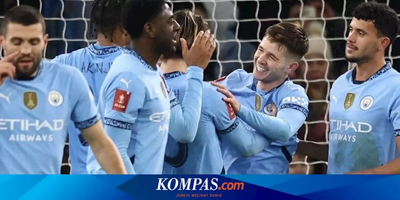 Hat-trick McAtee Bawa Man City Raih Kemenangan Telak 8-0 atas Salford City