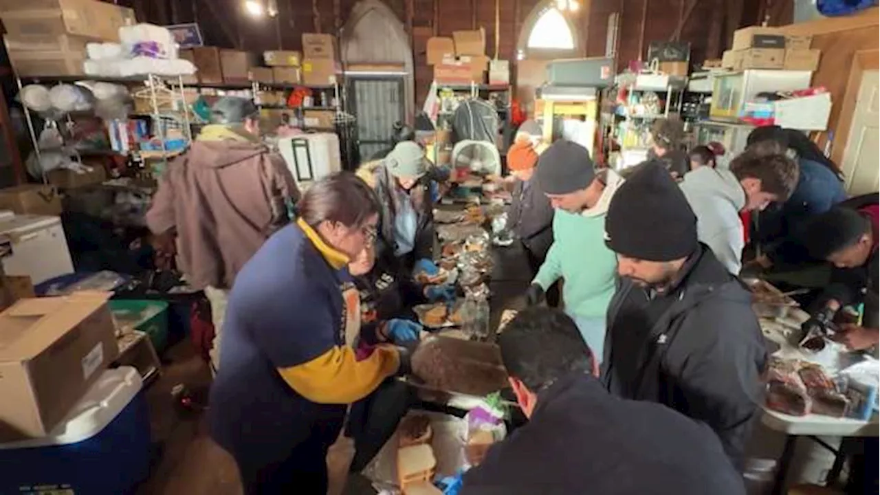 San Antonio Volunteers Aid Homeless Population During Arctic Blast