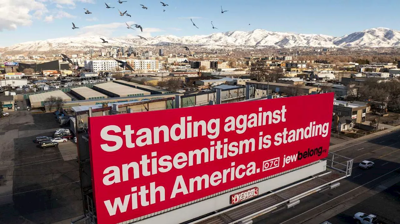 2 new billboards in Utah call for support of Jewish Americans, end to antisemitism