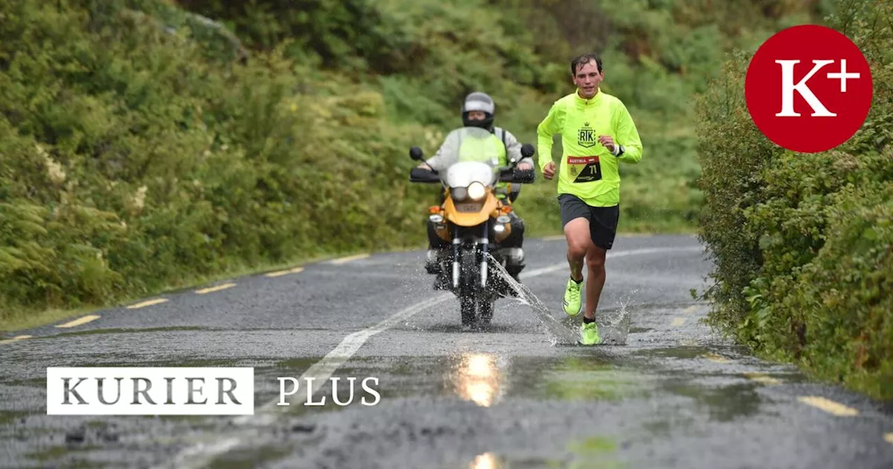 Rainer Predl Läuft Marathon auf einem Muldenkipper