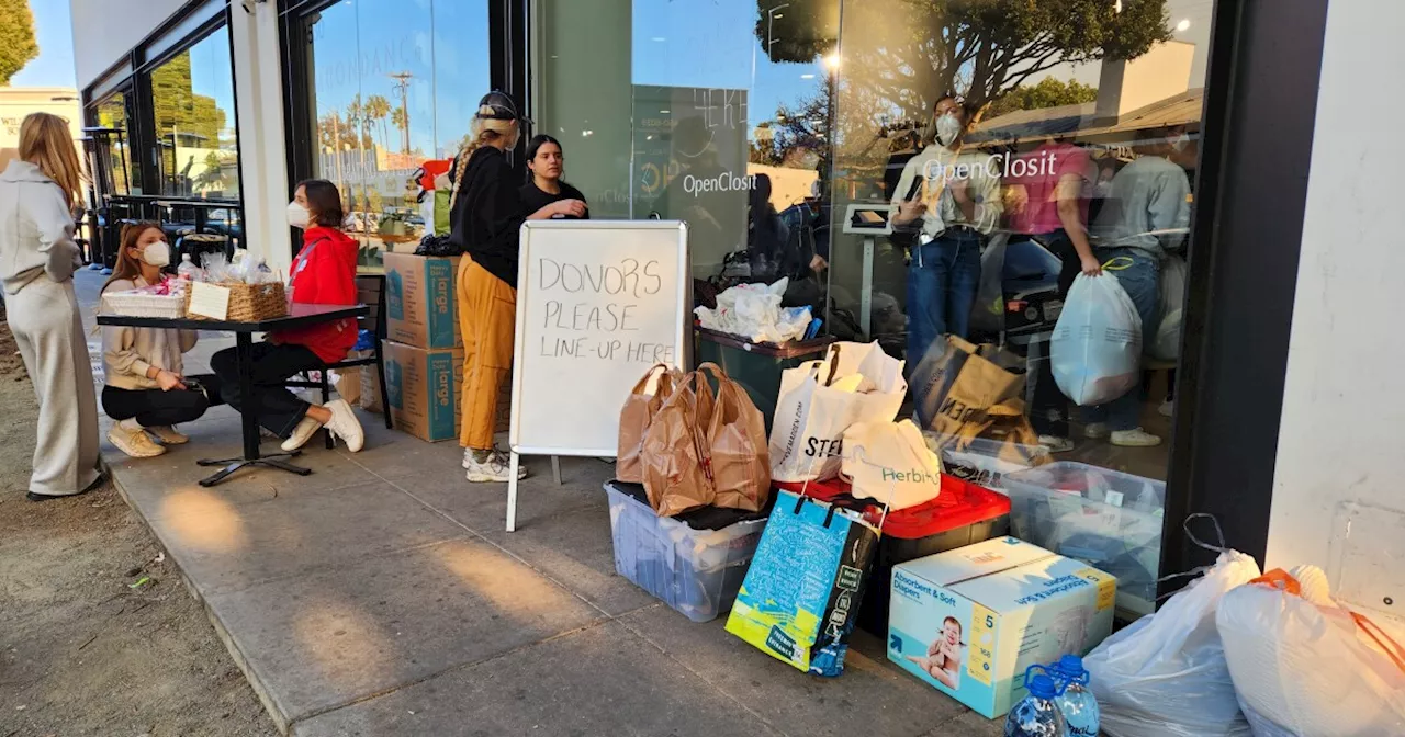 How a high-end Santa Monica boutique pivoted to help fire victims