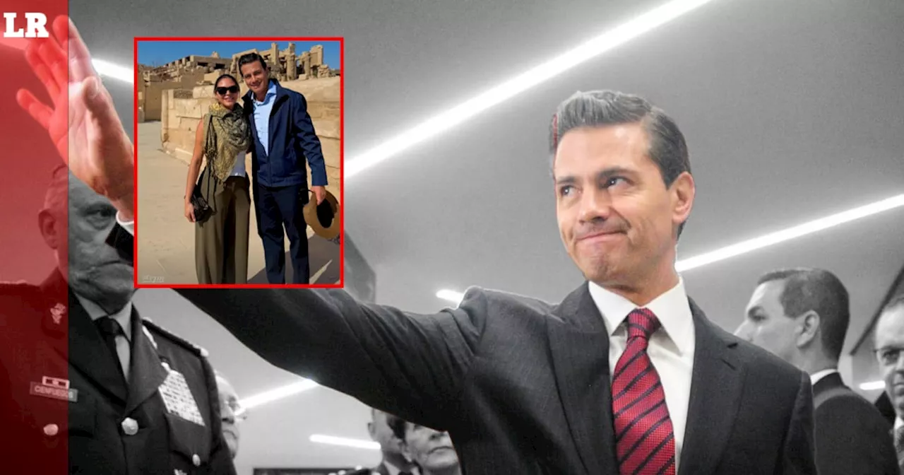 Enrique Peña Nieto es captado en Egipto con creadores de contenido