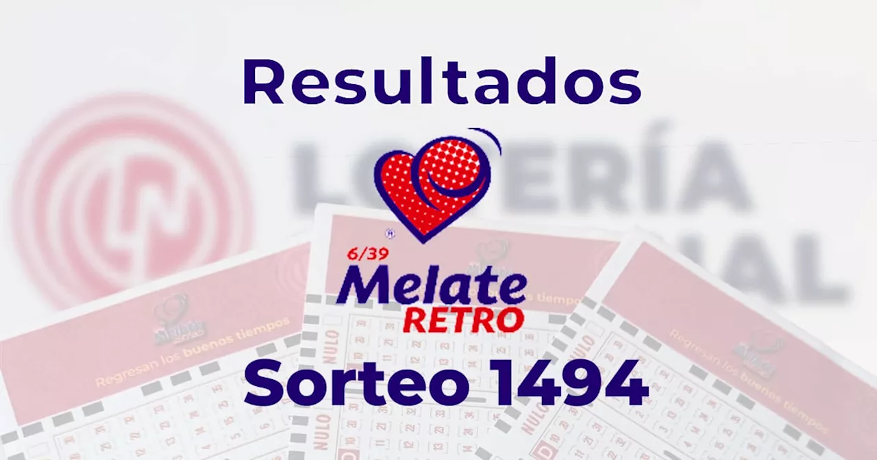 Melate Retro 1494: Resultados del Sorteo del 11 de Enero de 2025