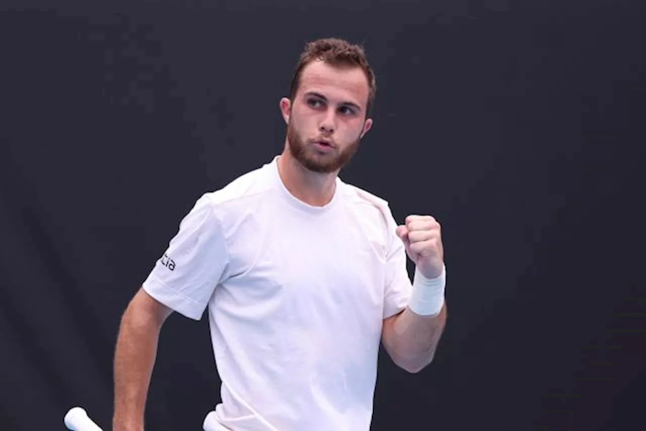 Hugo Gaston remporte son premier match à l'Open d'Australie