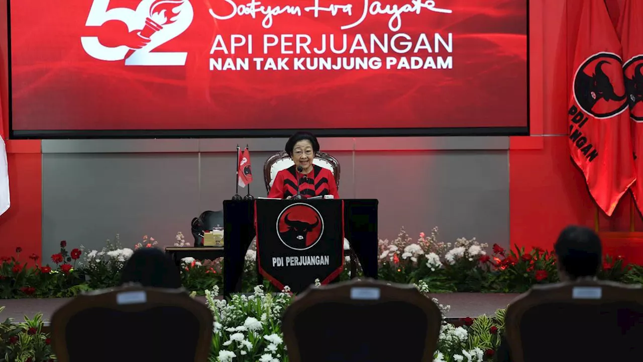 7 Hal yang Disampaikan Megawati Soekarnoputri Saat Pidato Politik di HUT ke-52 PDIP