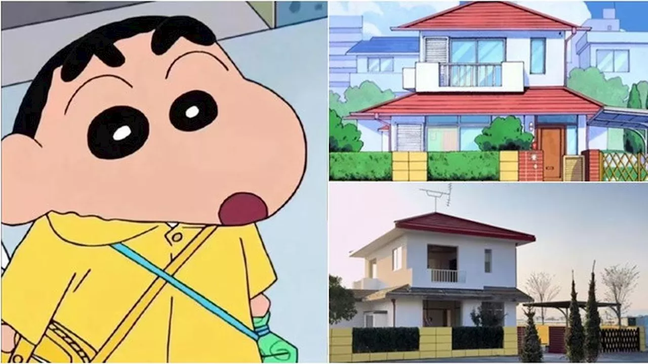 Pria Ini Bangun Replika Rumah Shinchan Ukuran Asli, Telan Biaya Rp6,6 Miliar