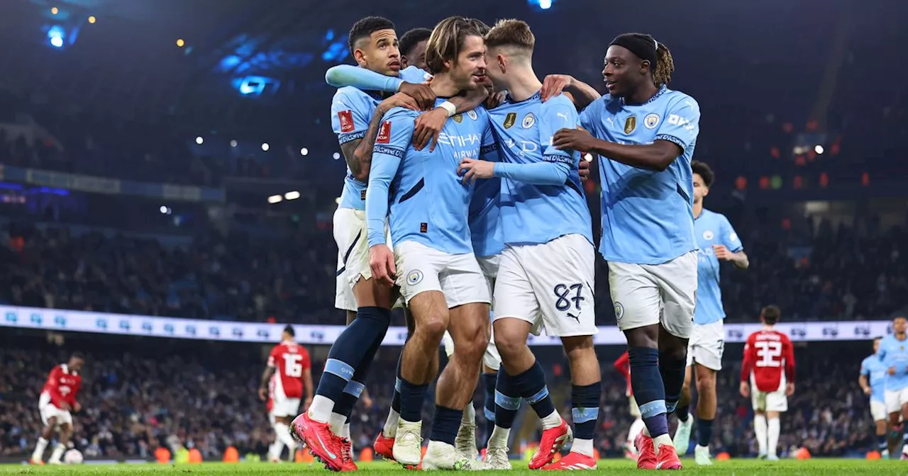 Manchester City Dominate Salford City in FA Cup