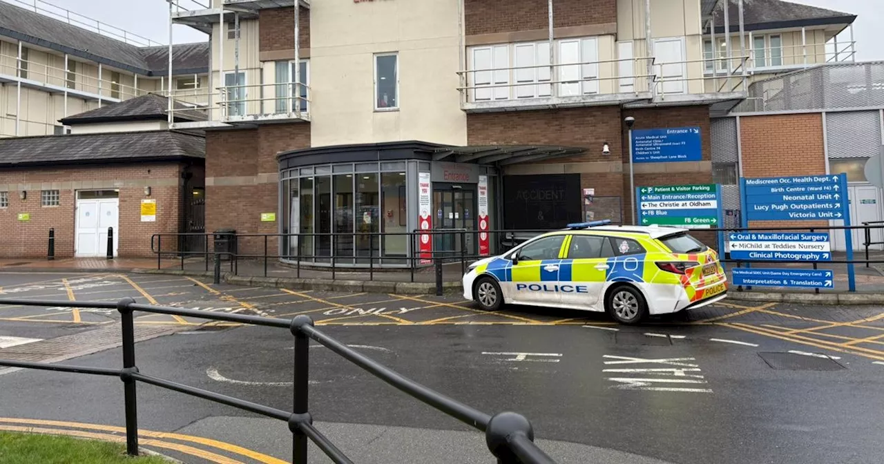 Police statement as nurse stabbed at Greater Manchester hospital A&E